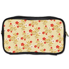 Illustration Pattern Flower Floral Toiletries Bag (one Side)