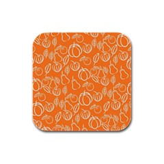 Illustration Abstract Pattern Seamless Rubber Square Coaster (4 Pack) by Ravend