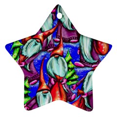 Merry Christmas Star Ornament (two Sides) by Ravend