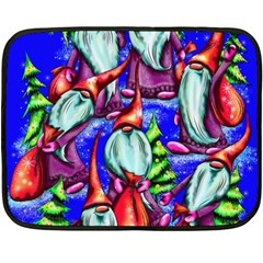 Merry Christmas Double Sided Fleece Blanket (mini) 