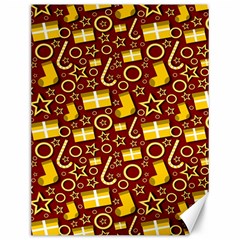 Pattern Paper Fabric Wrapping Canvas 12  X 16  by Ravend