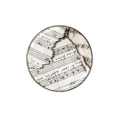 Music Notes Note Music Melody Sound Pattern Hat Clip Ball Marker (4 Pack) by Ravend