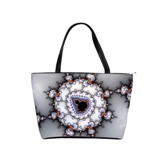 Mandelbrot Fractal Background Template Circle Classic Shoulder Handbag