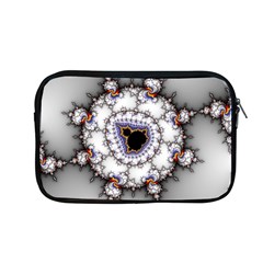 Mandelbrot Fractal Background Template Circle Apple Macbook Pro 13  Zipper Case by danenraven