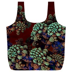 Art 3d Mandelbulb Mandelbrot Fractal Graphic Full Print Recycle Bag (xl) by danenraven