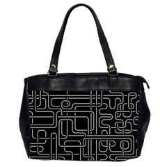 Illustration Circuit Cpu Pcb Electronic Wires Oversize Office Handbag (2 Sides) by Wegoenart