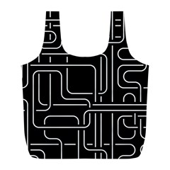 Illustration Circuit Cpu Pcb Electronic Wires Full Print Recycle Bag (l) by Wegoenart