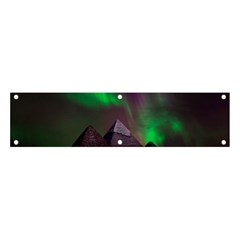 Fantasy Pyramid Mystic Space Banner And Sign 4  X 1  by Wegoenart