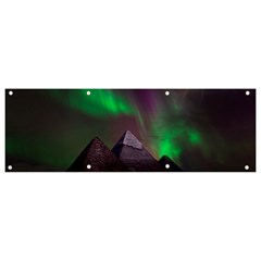 Fantasy Pyramid Mystic Space Banner And Sign 9  X 3  by Wegoenart