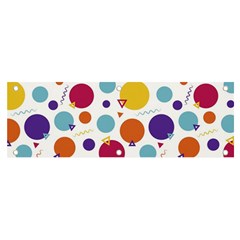 Background Polka Dot Banner And Sign 6  X 2  by Ravend