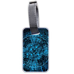 Network Circuit Board Trace Luggage Tag (two Sides) by Ravend