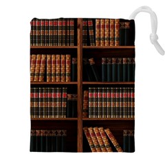 Book Bookshelf Bookcase Library Drawstring Pouch (4xl)