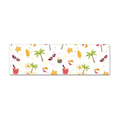 Summer Backgroundnature Beach Sticker (bumper) by Ravend