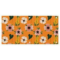 Flower White Pattern Floral Banner And Sign 6  X 3 