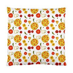 Illustration Pizza Background Vegetable Standard Cushion Case (two Sides) by Ravend