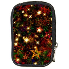 Christmas Xmas Stars Star Advent Background Compact Camera Leather Case