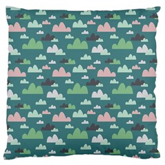 Llama Clouds  Large Cushion Case (two Sides) by ConteMonfrey