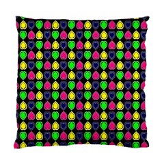 Colorful Mini Hearts Standard Cushion Case (one Side)