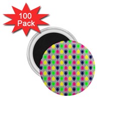 Colorful Mini Hearts Grey 1 75  Magnets (100 Pack)  by ConteMonfrey
