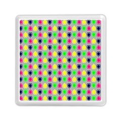 Colorful Mini Hearts Grey Memory Card Reader (square) by ConteMonfrey