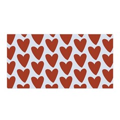 Little Hearts Satin Wrap 35  X 70  by ConteMonfrey