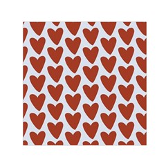 Little Hearts Square Satin Scarf (30  X 30 ) by ConteMonfrey