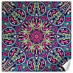 Cold Colors Mandala   Canvas 12  X 12  by ConteMonfrey