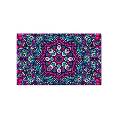 Purple, Blue And Pink Eyes Sticker (Rectangular)