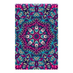 Purple, Blue And Pink Eyes Shower Curtain 48  x 72  (Small) 