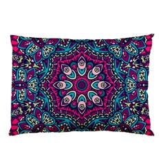 Purple, Blue And Pink Eyes Pillow Case (Two Sides)