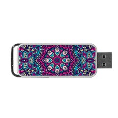 Purple, Blue And Pink Eyes Portable USB Flash (One Side)
