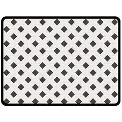 Spades Black And White Fleece Blanket (large)  by ConteMonfrey