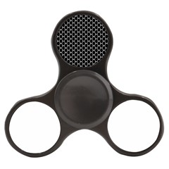 Abstract Beehive Black Finger Spinner by ConteMonfrey