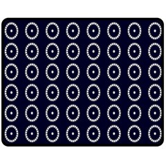 Sharp Circles Double Sided Fleece Blanket (medium)  by ConteMonfrey