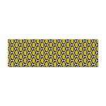 Abstract Beehive Yellow  Sticker (Bumper) Front