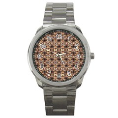 Abstract Sunflower Sport Metal Watch by ConteMonfrey