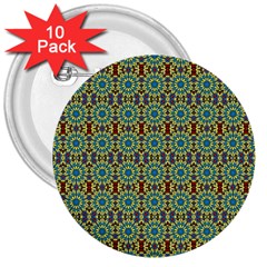 Colorful Sunflowers 3  Buttons (10 Pack)  by ConteMonfrey