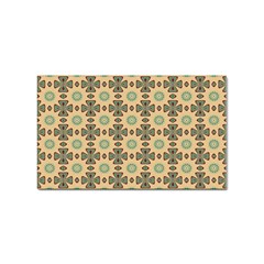 Abstracr Green Caramels Sticker Rectangular (100 Pack) by ConteMonfrey