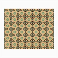 Abstracr Green Caramels Small Glasses Cloth (2 Sides) by ConteMonfrey