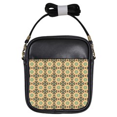 Abstracr Green Caramels Girls Sling Bag by ConteMonfrey