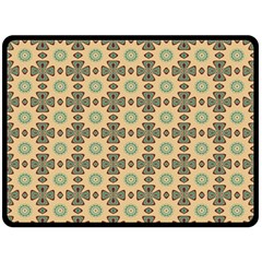 Abstracr Green Caramels Fleece Blanket (large)  by ConteMonfrey