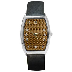 Cat Head Caleidoscope Barrel Style Metal Watch by ConteMonfrey