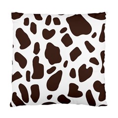 Cow Spots Brown White Standard Cushion Case (one Side) by ConteMonfrey