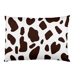 Cow Spots Brown White Pillow Case by ConteMonfrey