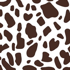 Cow Spots Brown White Play Mat (square) by ConteMonfrey