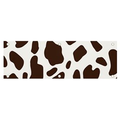 Cow Spots Brown White Banner And Sign 6  X 2  by ConteMonfrey