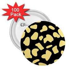 Cow Yellow Black 2 25  Buttons (100 Pack)  by ConteMonfrey