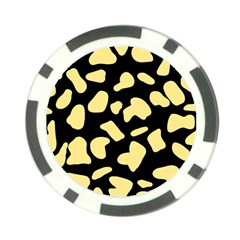 Cow Yellow Black Poker Chip Card Guard (10 Pack) by ConteMonfrey