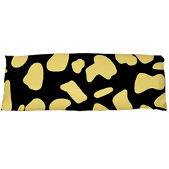 Cow Yellow Black Body Pillow Case (dakimakura) by ConteMonfrey