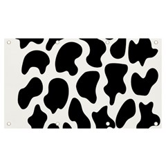 Cow black and white spots Banner and Sign 7  x 4 